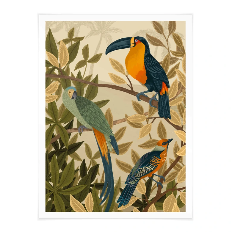 Poster Goed Blauw - Paradies 