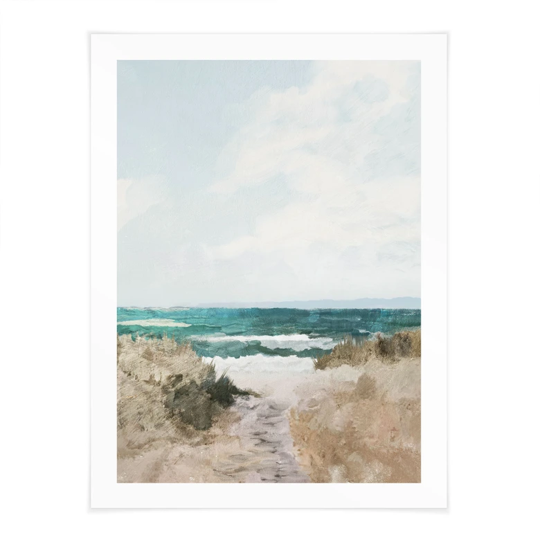 Poster Dünenweg zum Strand - Hobday 