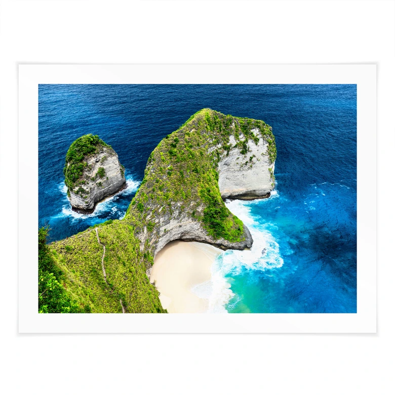 Poster Felsenküste von Nusa Penida - Hugonnard 