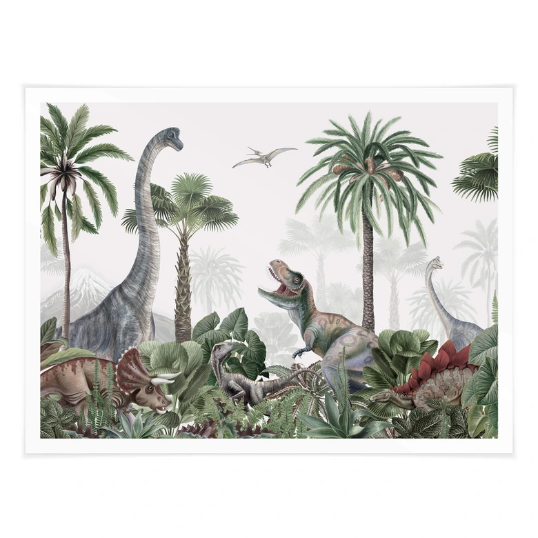 Poster Kikki Belle - Les aventures des dinosaures 