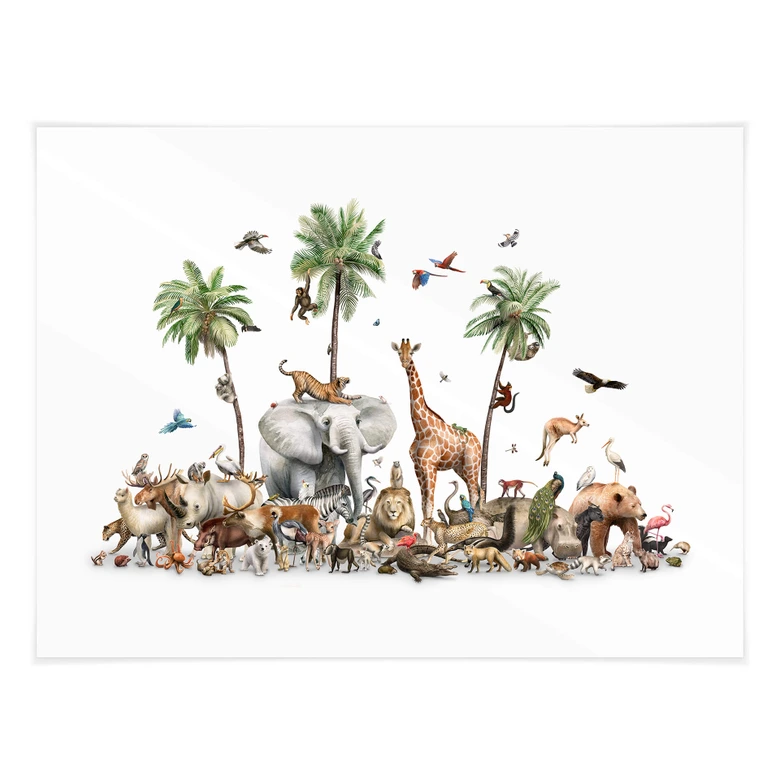 Poster Kikki Belle - Animal Party 