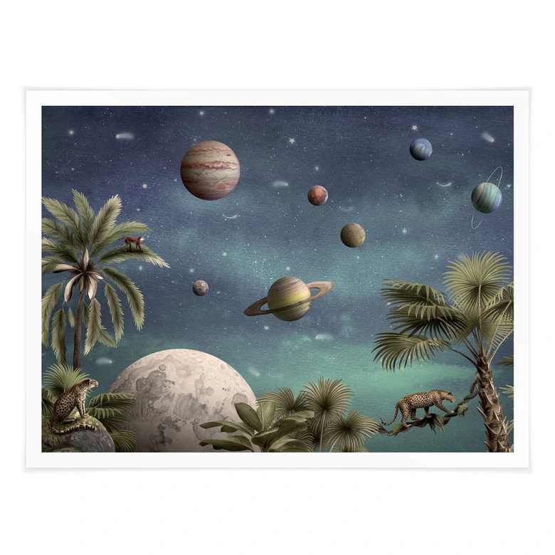 Plakat Kikki Belle - Tropical Fantasy in Space 