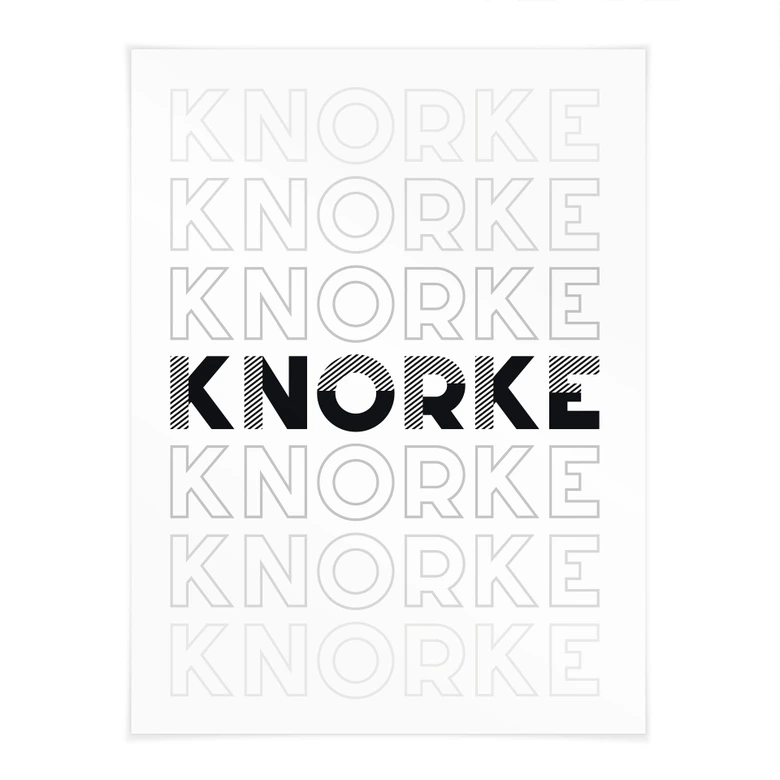 Poster Knorke 
