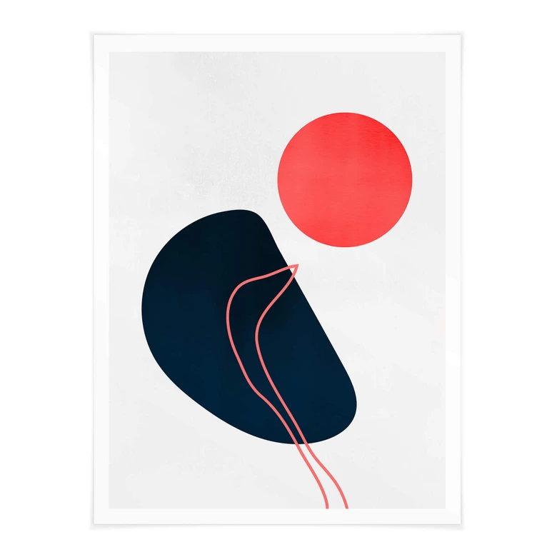 Poster Kubistika - Abstraktion 