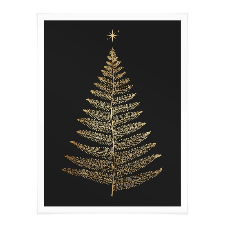 Poster Kubistika - Julnatt 