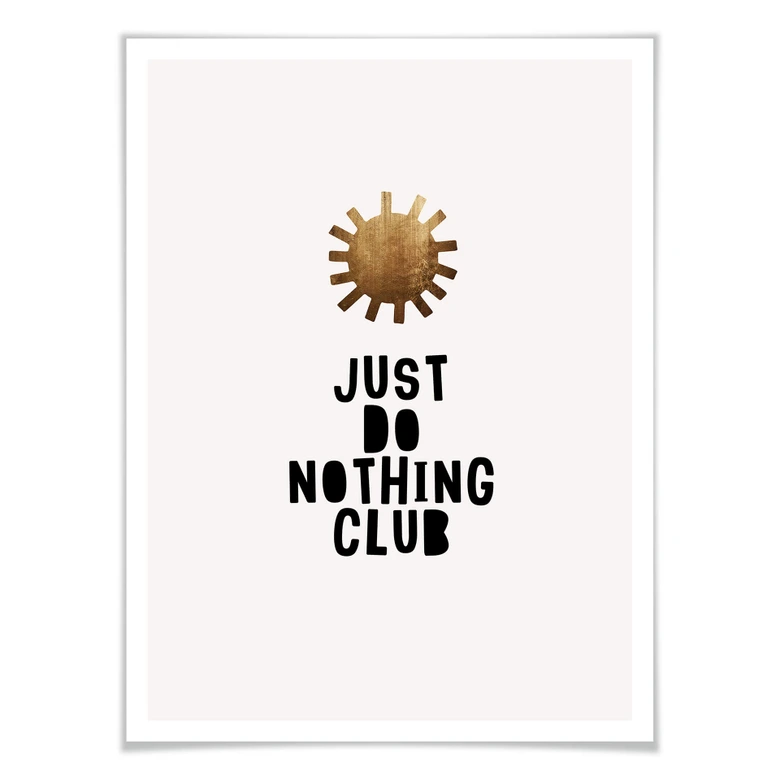 Poster Kubistika - Do Nothing Club 
