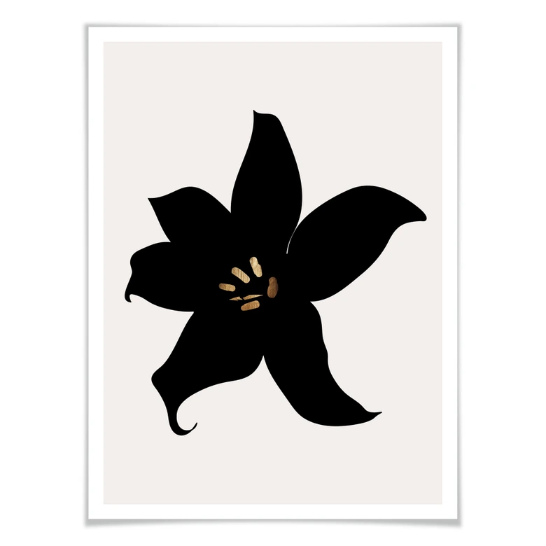 Poster Kubistika - Dark Orchid 
