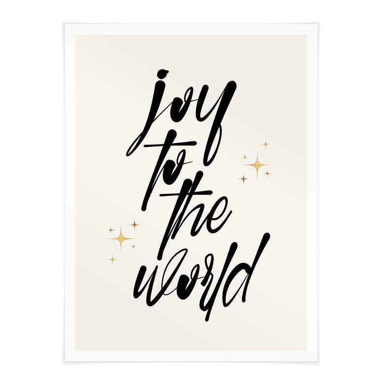 Poster Kubistika - Joy to the world 