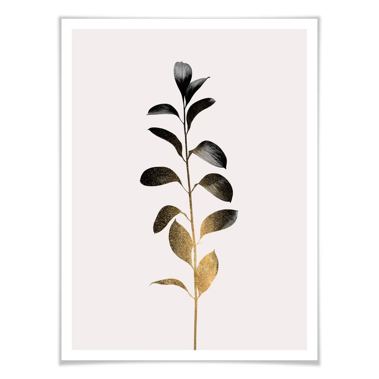 Poster Kubistika - Monochromatica 