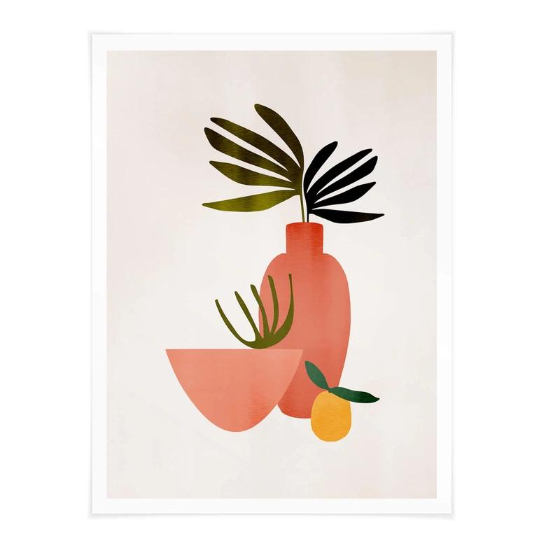 Plakat Kubistika - Soczysta cytryna 