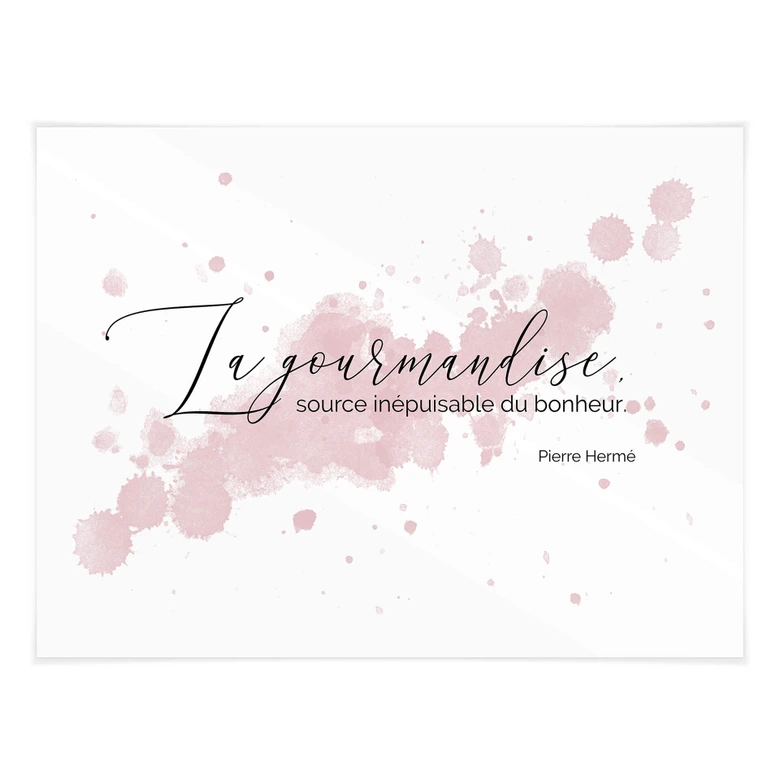 Poster La gourmandise 