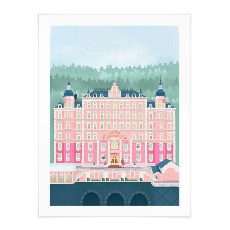 Poster Grand Budapest Hotel - Lizde 