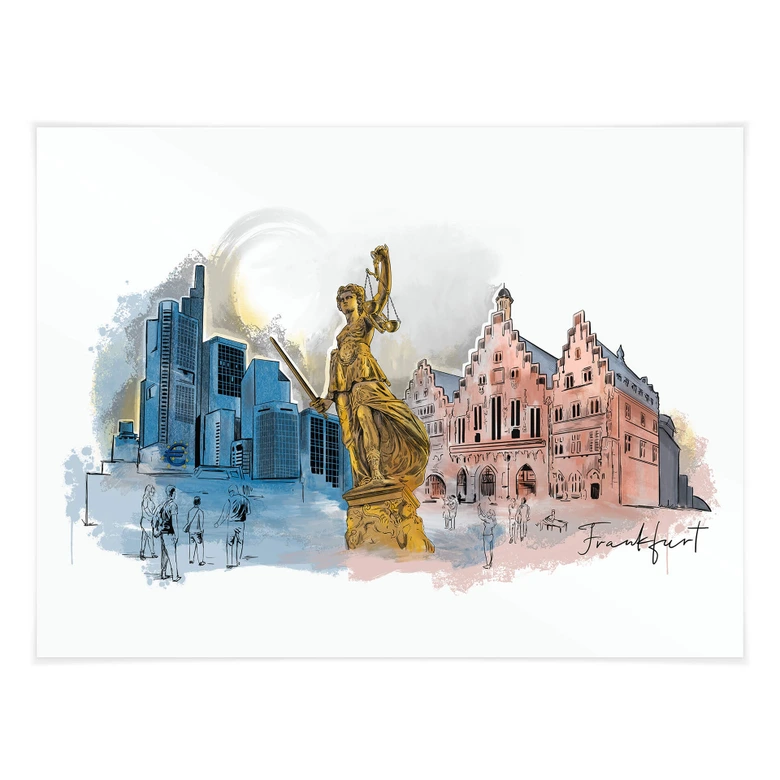 Poster Frankfurt - Love your City 