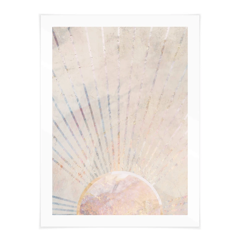 Poster Manovski - Morgendliche Sonnenstrahlen 