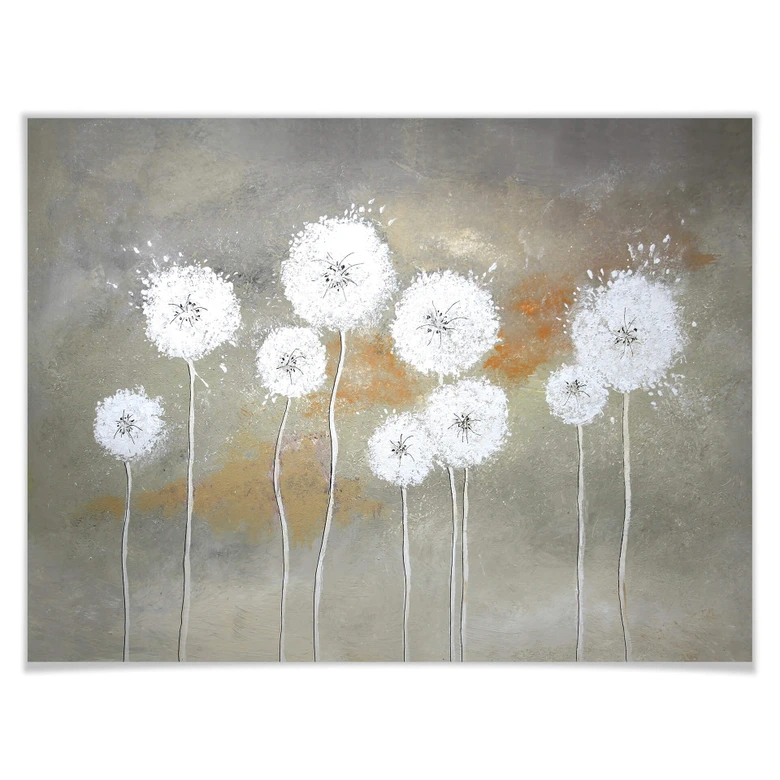 Poster Melz - White Dandelions 
