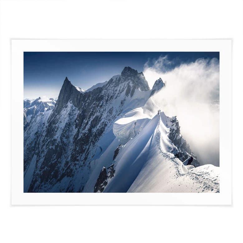 Poster Gipfel des Mont Blanc - Nienartowicz 