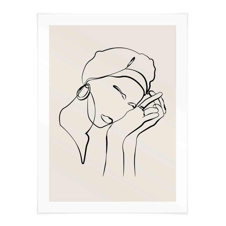 Poster NKTN - Line Art - Don't Worry 