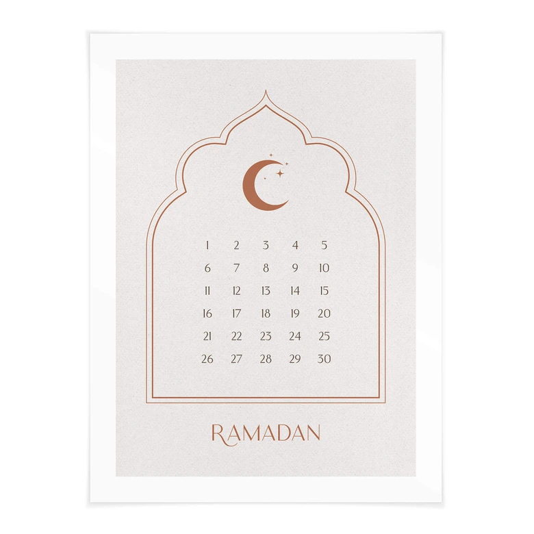 Poster Ramadan Kalender Klassiek 