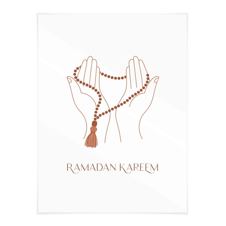 Poster Ramadan Kareem Handen 