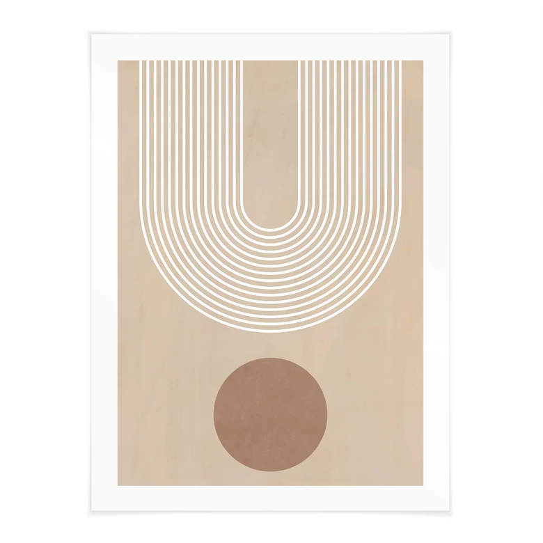 Poster Abstrakte Geometrie in Balance - Ristova 