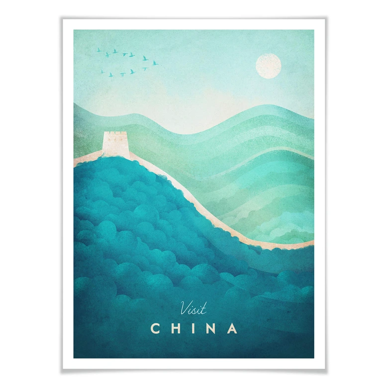 Poster Rivers - China 