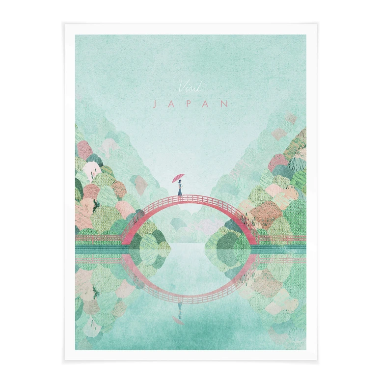 Poster Le Japon au printemps 