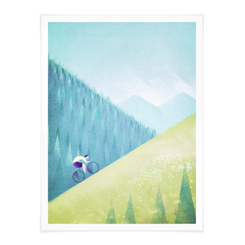 Poster Rivers - Les Pyrénées 
