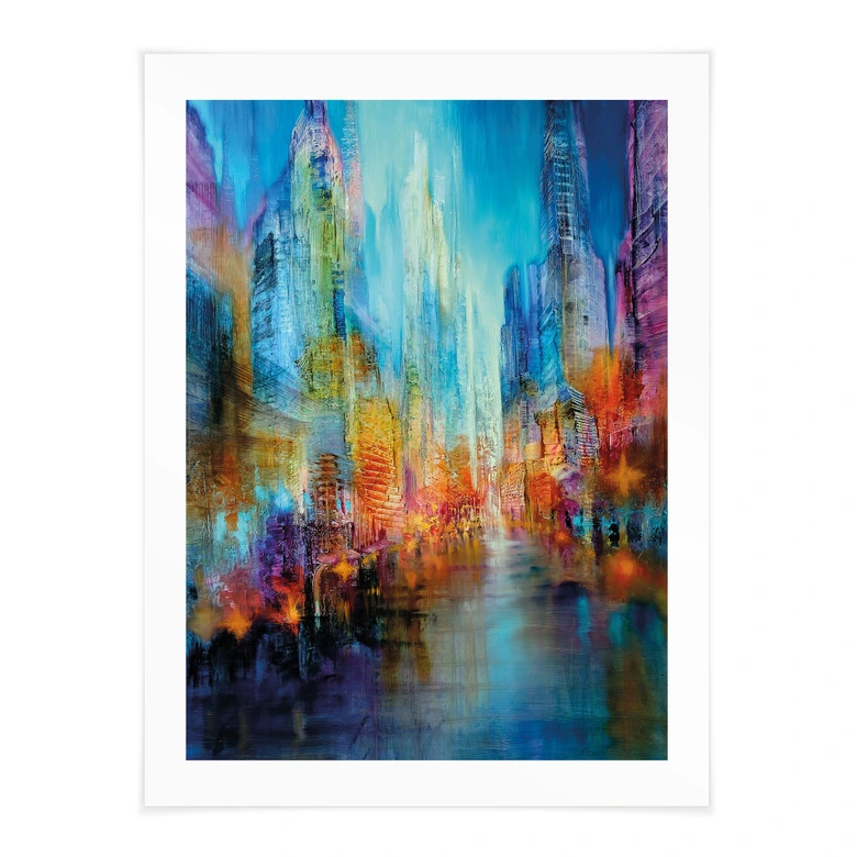 Poster Ville abstraite - Schmucker 