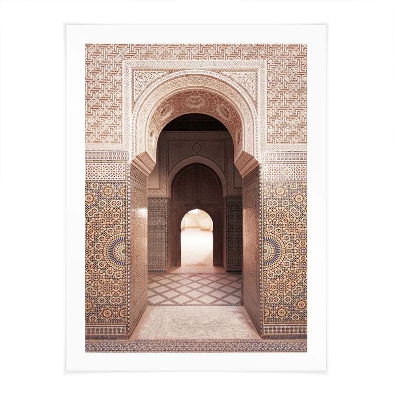 Póster Puerta oriental con mosaicos - Sisi & Seb 