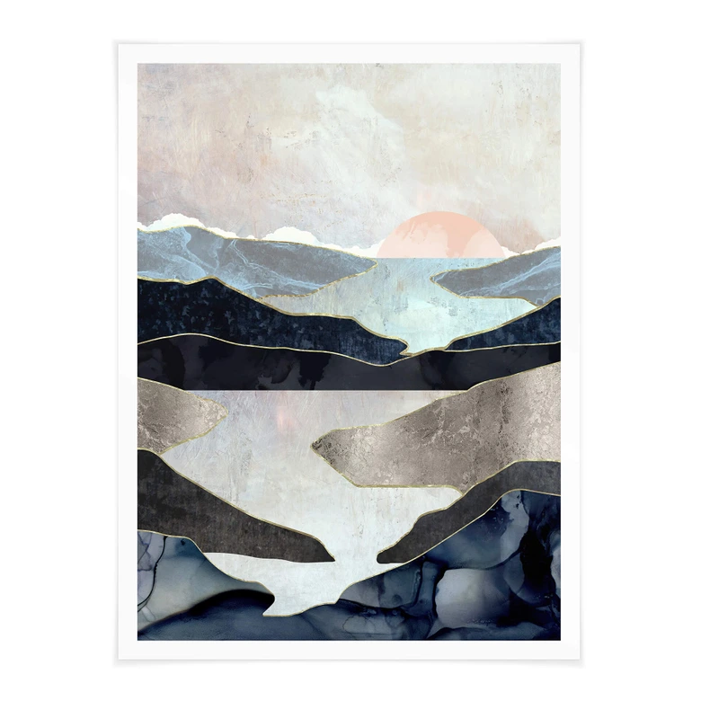 Poster SpaceFrog Designs - Bergsjön 