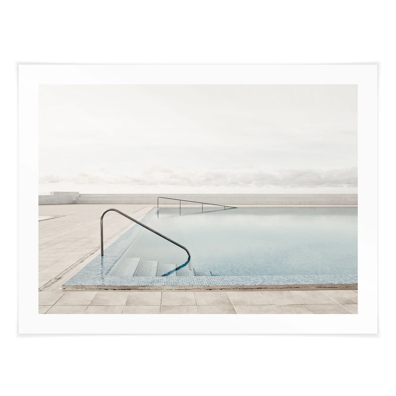 Poster Infinity Pool mit Blick auf die Wolken - Steinkopff  