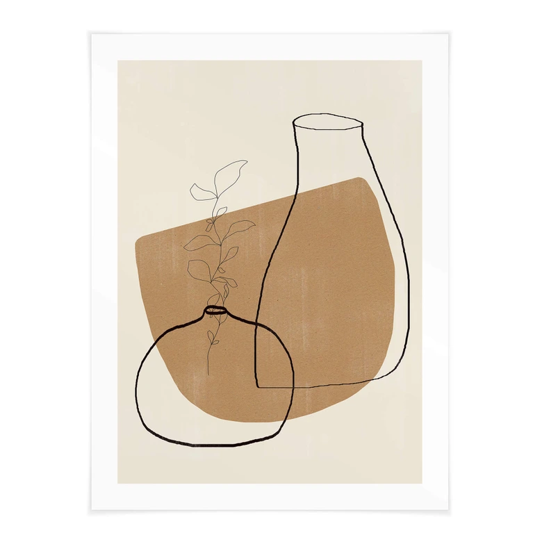 Poster The Miuus Studio - Abstrakte Vasen 