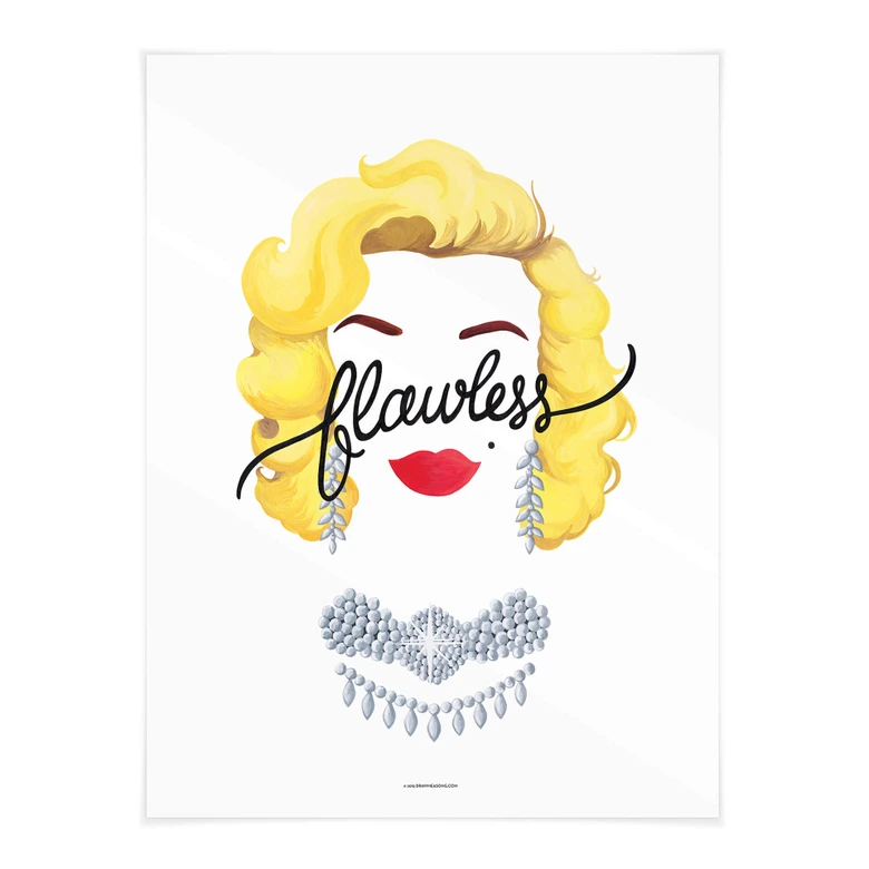 Poster Tohmé - Flawless Marilyn 
