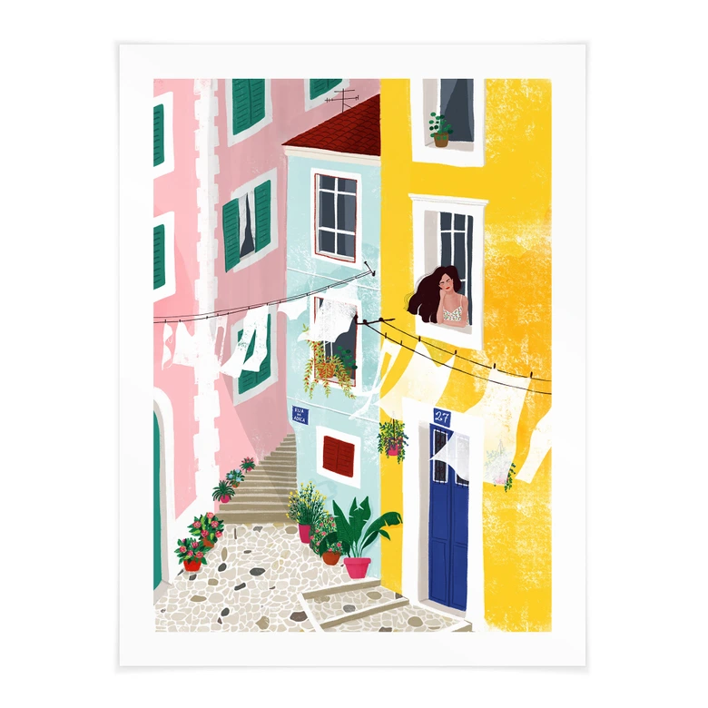 Poster sommarhus illustration - Tomljanovic 