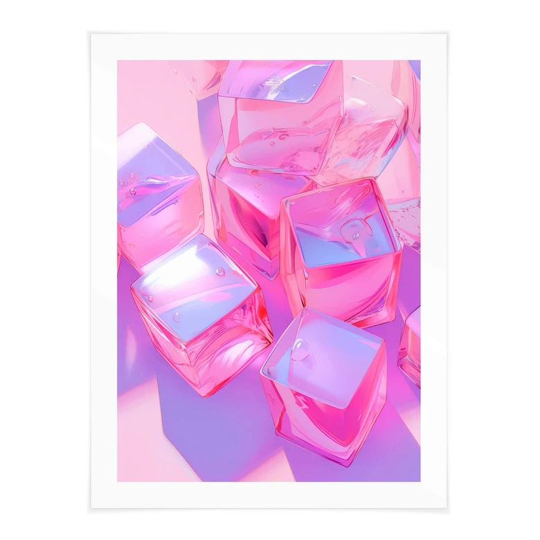 Poster Treechild - Pink Ice Cubes 