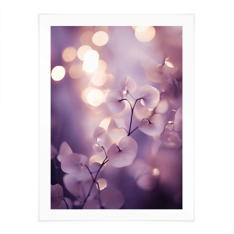 Poster Zarte Orchidee in Lila - Treechild 