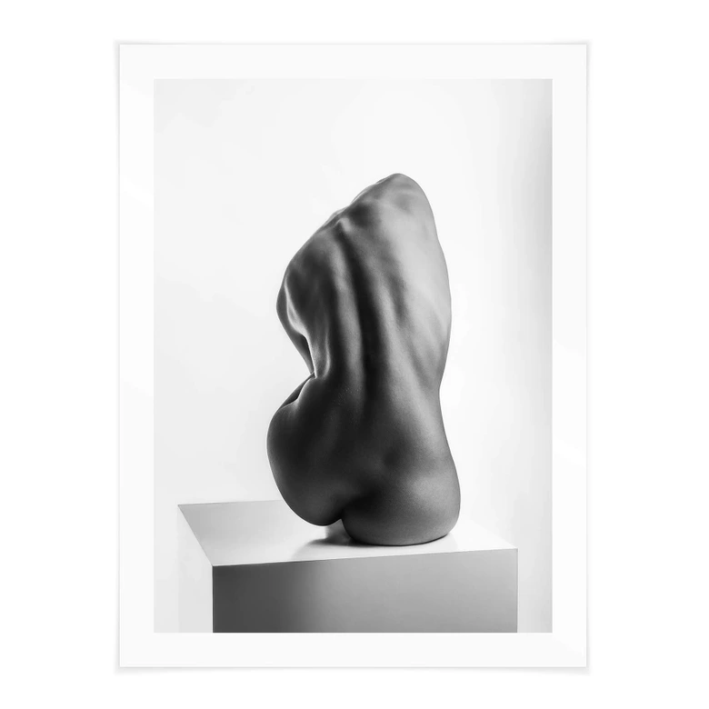 Poster Valevicius - Sinnliche Skulptur eines weiblichen Rückens 