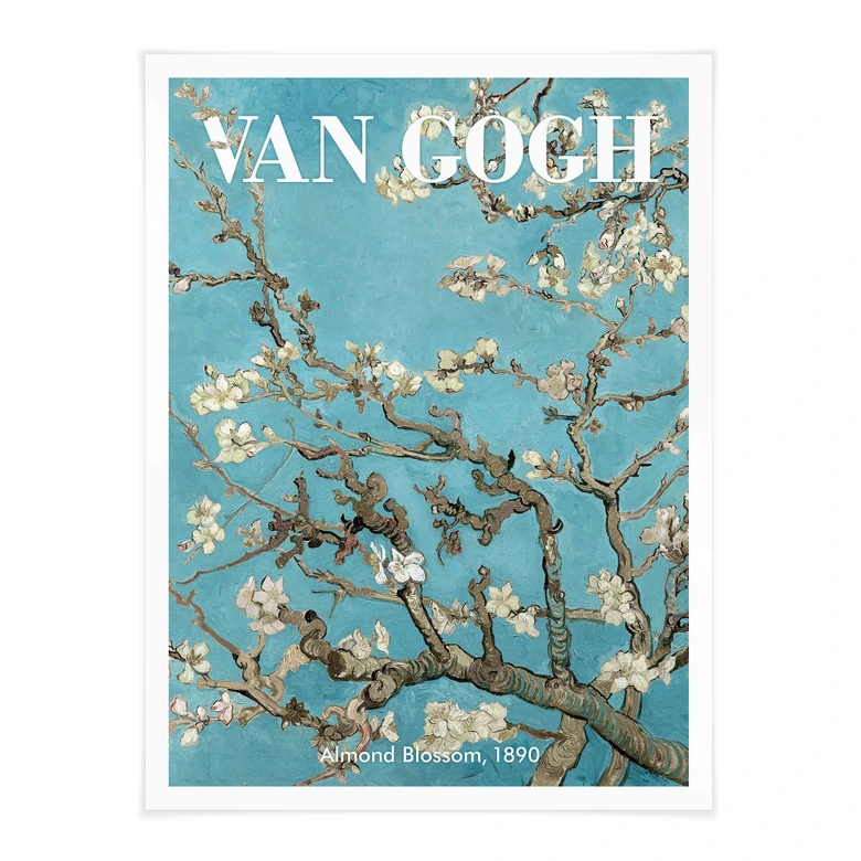 Poster van Gogh Design - Mandelblomma 