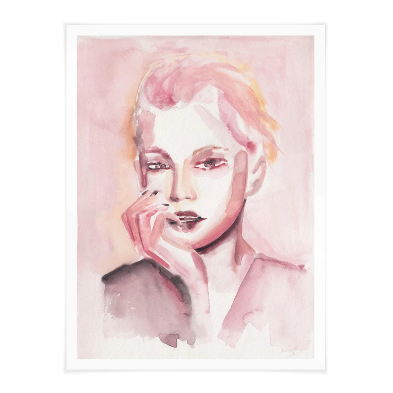 Poster Verbaan - Genom rosiga linser 