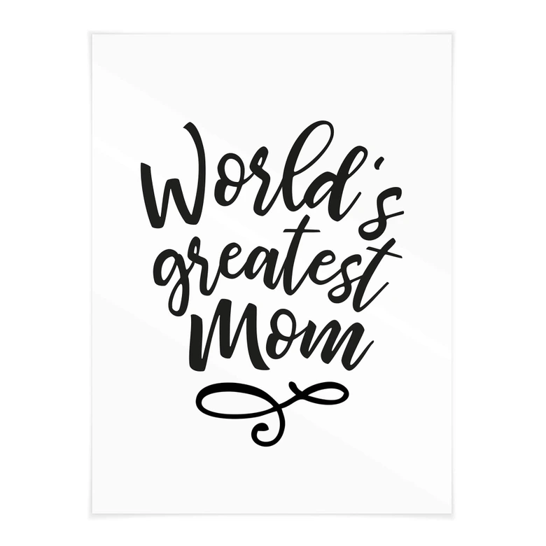 Poster Världens bästa mamma 