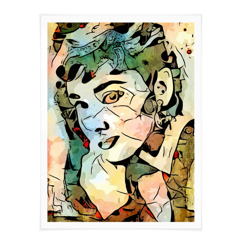 Poster Zamart - Hommage an Miro - Audrey Hepburn 