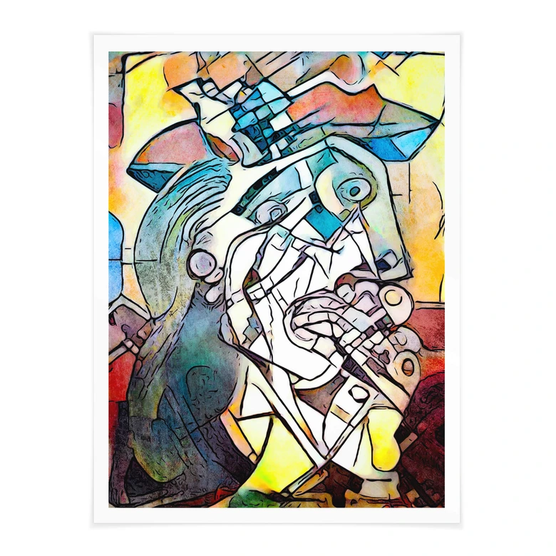 Poster Zamart - Hommage an Picasso - Die Frau 