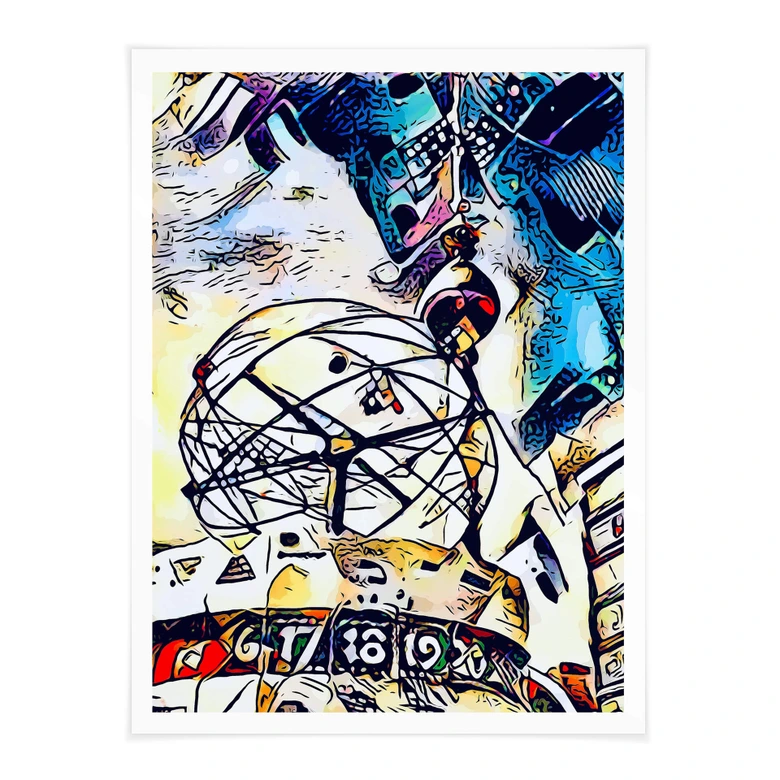 Póster Zamart - Kandinsky en la Alexanderplatz de Berlín 