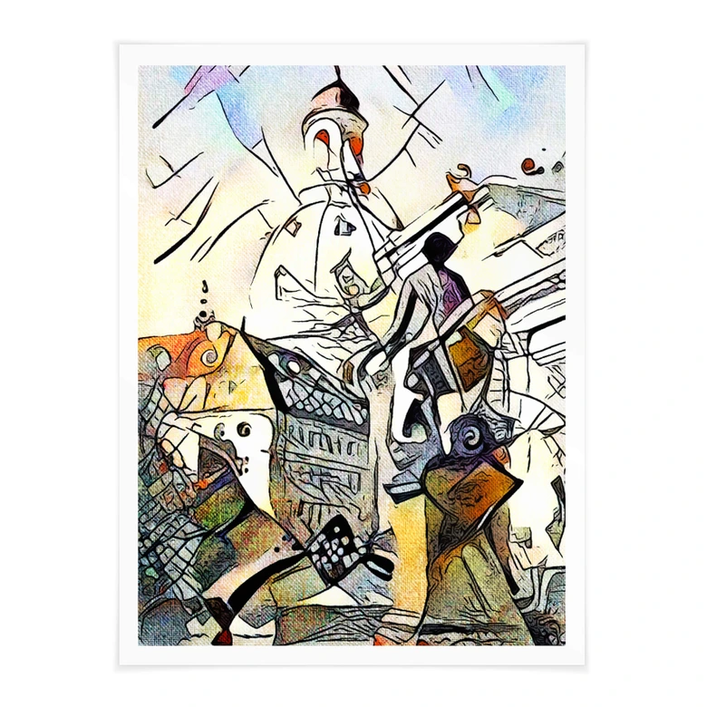 Poster Zamart - Kandinsky trifft Dresden 