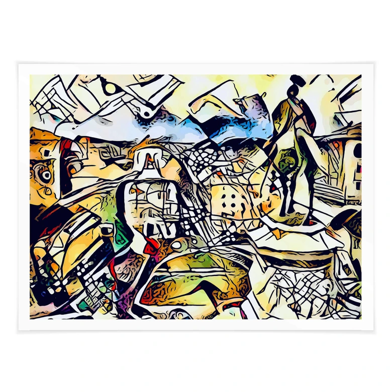 Poster Zamart - Kandinsky trifft Rom 