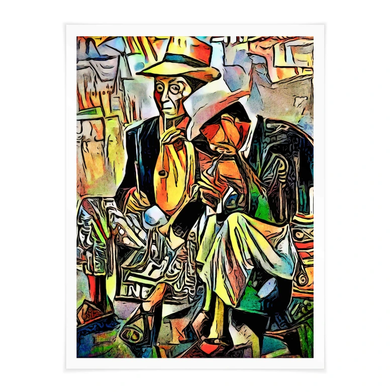 Poster Zamart - Deux musiciens 