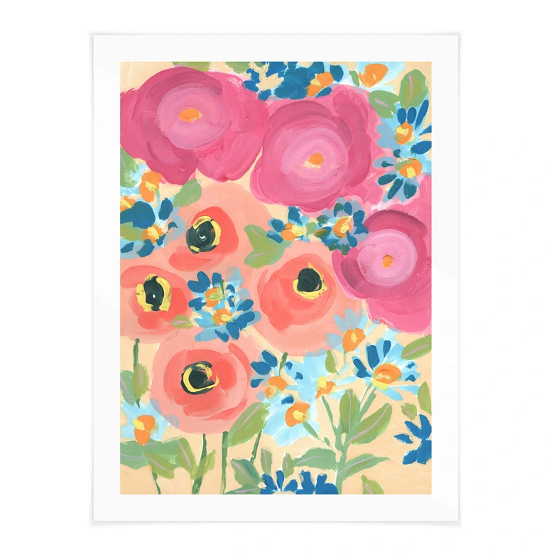 Poster Zwara - Bright Flowers 