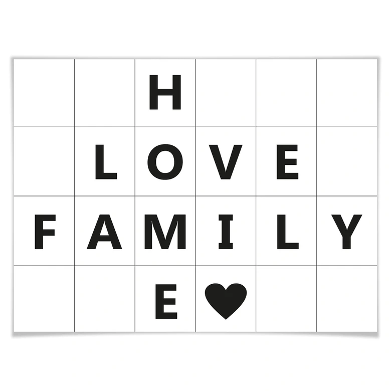 Poster Home Love Family 