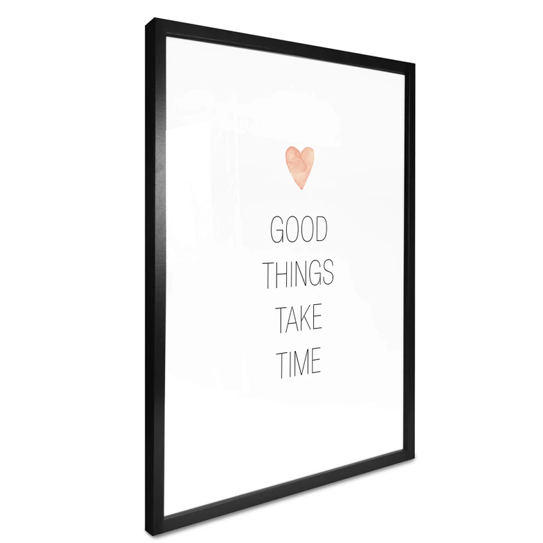 Póster Confetti & Cream - Las cosas buenas llevan su tiempo 