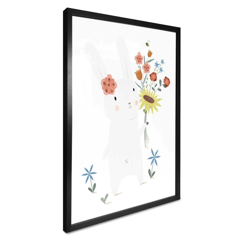 Poster Loske - Kleiner Hase 